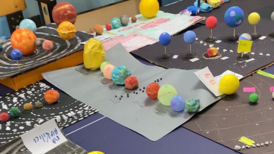 Öğrencilerimizden Güneş Sistemi Modellemeleri